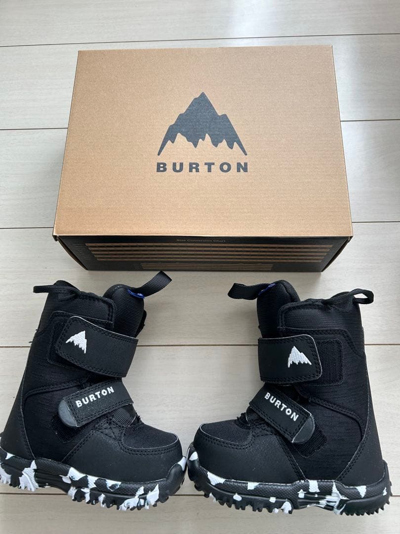 BURTON ミニグロム　スノーボードブーツ ブラック15.5〜16.5センチ
